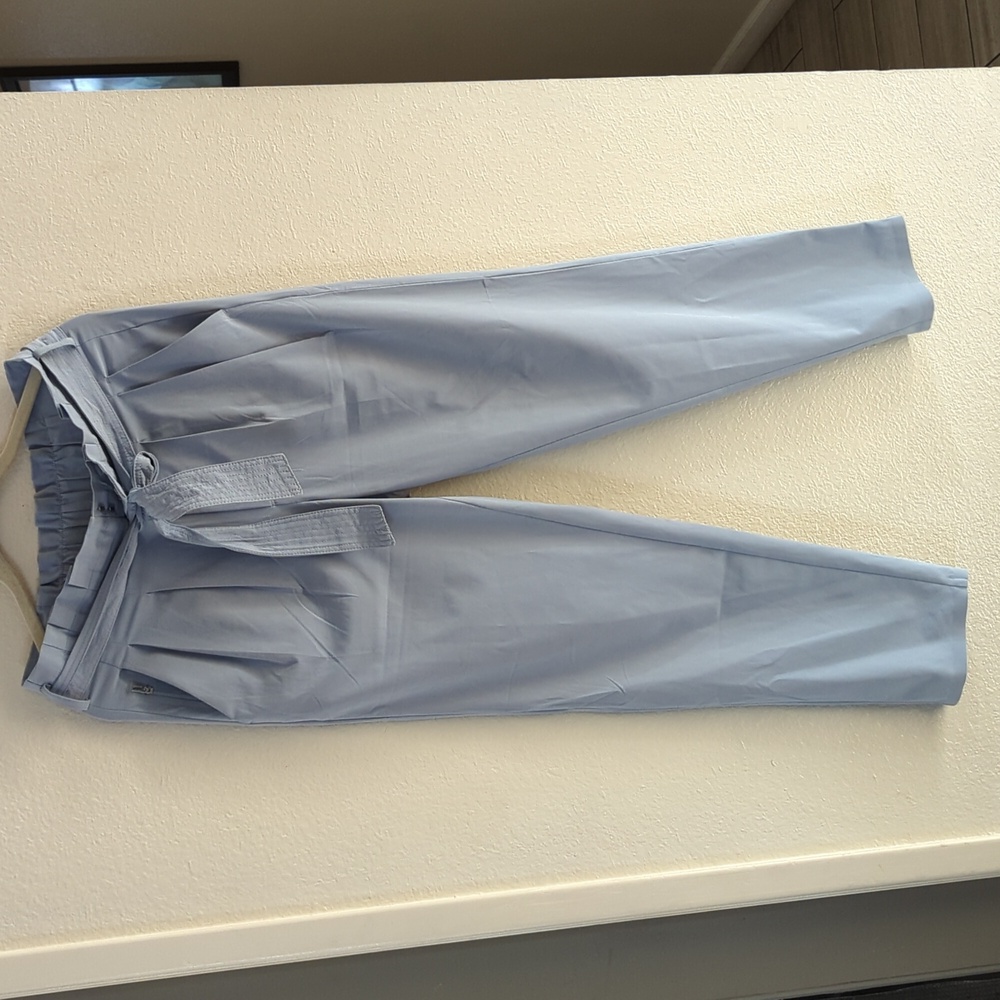 Athleta Dark Blue Women's Trousers with Bow Sz 2